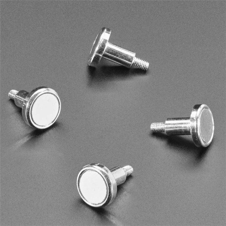 Chân nam châm mini cho ma trận LED RGB Mô-đun hiển thị Nam châm hình trụ